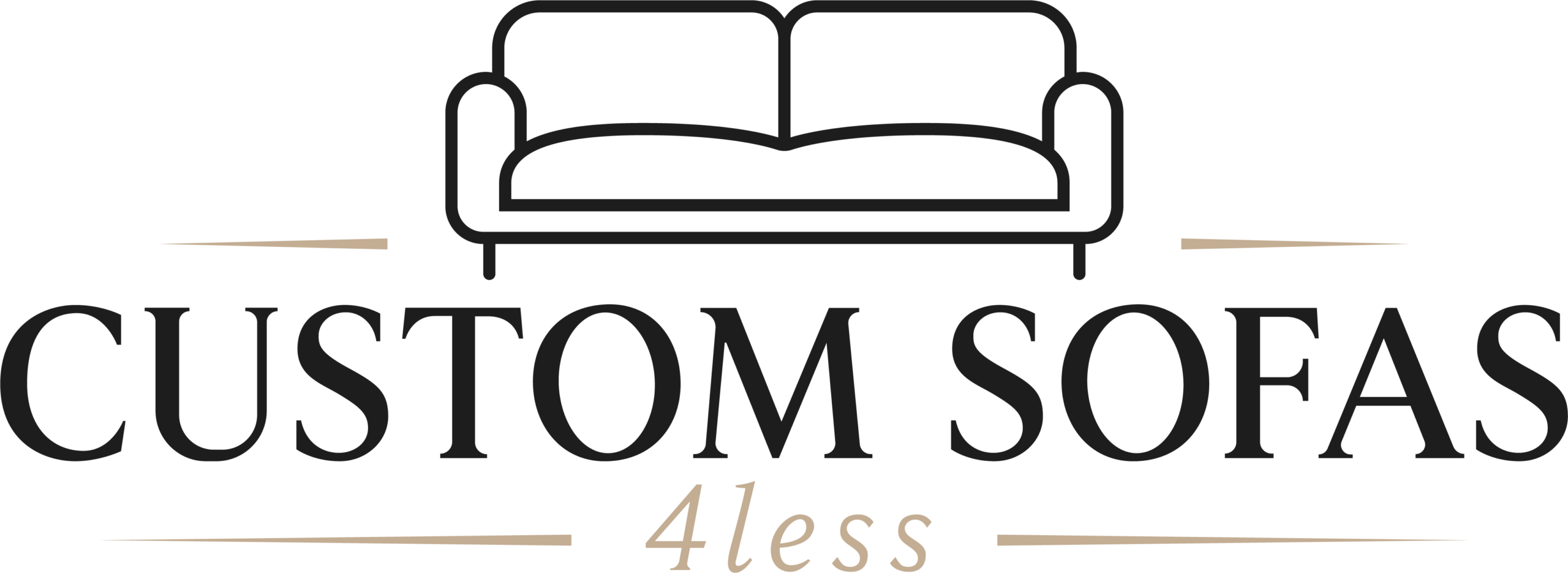 Custom Sofas 4 Less Logo 4-02